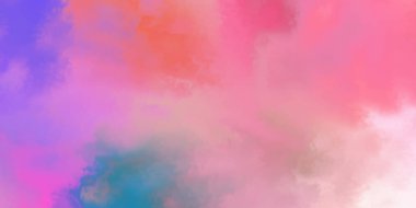 Modern fırça darbeleri. Poster, duvar sanatı, afiş, kart, kitap kapağı veya ambalaj için rahatlatıcı kompozisyonun yumuşak renkli çizimi. Pastel renklerle suluboya. 