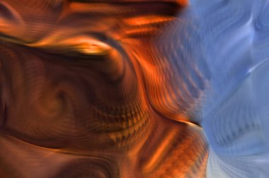 Hareketli girdapların soyut çizimi. Titreşimli renkli kıvrımların dönen akışı. Kıvrımlı ve kıvrımlı arka plan ve çizgiler. Garip duvar kâğıdı tasarımı. Dalgalanma arkaplanı.