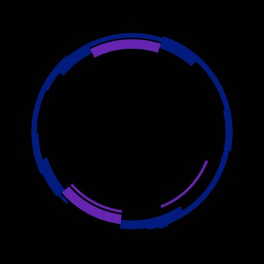 Fütürist dairesel gövde arayüzü elementi. Soyut çember geometrik arkaplan. Dijital teknolojinin grafiksel çizimi.