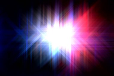 Parlak prizma arayüzü elementi. Soyut alevli geometrik arkaplan. Dijital teknolojinin grafiksel çizimi.