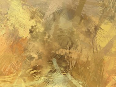 Soyut arkaplanda pürüzlü fırça darbeleri. Fırça boyası. Renkli boya darbeleri. Eşsiz duvar sanatı. Tuvaldeki modern sanat. Renkli çağdaş sanat eserleri.