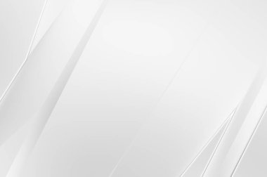 Soyut ışık fütüristik duvar kağıdı. Zarif, parlak çizgili arka plan. Geometrik katmanlı üç boyutlu beyaz arkaplan. Poster, broşür, sunum ve web sitesi için geometrik şablon tasarımı.