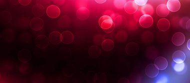 Kavramsal ışıklar duvar kağıdı. Güzel soyut çok renkli bokeh çemberleri parçacıklarla çevrili. Metninizi veya başlığınızı göstermek için boşluk ile odaklanmış olmayan canlı illüstrasyon. 