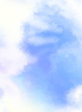 Modern fırça darbeleri. Poster, duvar sanatı, afiş, kart, kitap kapağı veya ambalaj için rahatlatıcı kompozisyonun yumuşak renkli çizimi. Pastel renklerle suluboya. 