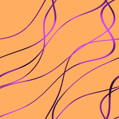 Dalgalı yansıtıcı çizgilerin kusursuz deseni. Lüks minimalist malzeme. Süs dalgasıyla dekoratif motif. Web, kartvizit, davetiye, poster, tekstil baskısı için zarif duvar kağıdı.