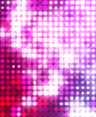 Parlak desenli duvar kağıdı. Sahne ışıkları olan renkli ışıkların ihtişamlı arkaplanı. Parlayan ışıklar siyah arka planda parti izleri. Sahne veya stadyum ışıklarının dijital illüstrasyonu. 