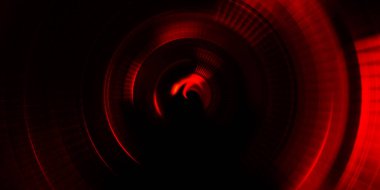 Parlayan neon ışıkları. Parlak sunum tasarım şablonu. Fotoğraf makinesi konsepti. Soyut arkaplan. Dönen ışık ışınları. Hareketli kavramsal duvar kağıdı. Grafik dijital illüstrasyon. 