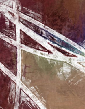 Tuval üzerinde etkileyici fırçalanmış resim. Soyut doku. 2D çizim. Geniş fırça darbeleri. Modern dijital sanat. Çağdaş fırça. Modern ifade. Popüler biçim boyanmış resim.