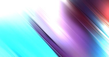 Canlı köşegen ışınları ile parlayan duvar kağıdı çizimi. Renkli çizgileri ve gradyanı olan minimalist tasarım. Soyut arkaplan. Renkli ışıkların dinamik hareketlerdeki grafiğini kavra.