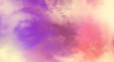 Modern fırça darbeleri. Poster, duvar sanatı, afiş, kart, kitap kapağı veya ambalaj için rahatlatıcı kompozisyonun yumuşak renkli çizimi. Pastel renklerle suluboya. 