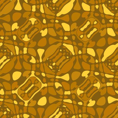 Yaratıcı karalama sanatı farklı şekil ve dokulara sahip kusursuz desen. Kolaj. Sanatsal arka plan. Soyut duvar kağıdı. Dekoratif hippi fayansları.