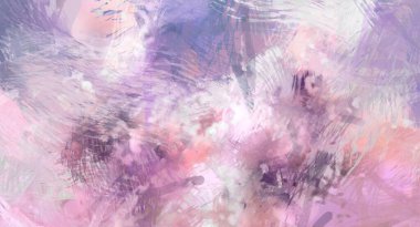 Soyut arkaplanda pürüzlü fırça darbeleri. Fırça boyası. Renkli boya darbeleri. Eşsiz duvar sanatı. Tuvaldeki modern sanat. Renkli çağdaş sanat eserleri.