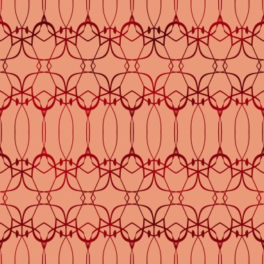 Dekoratif geometrik motif. Lüks minimalist süs malzemesi. İnce örgülü kusursuz desen. Web, kartvizit, davetiye, poster, tekstil baskısı için zarif duvar kağıdı.