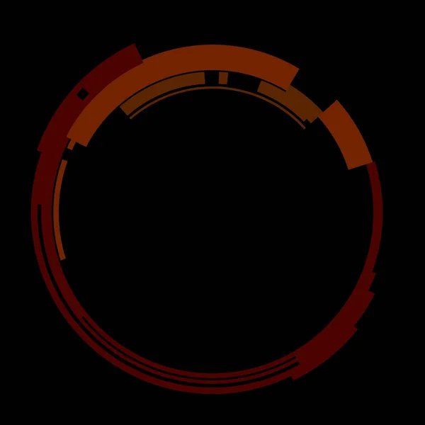 Futuristiska Cirkulära Hud Gränssnittet Element Abstrakt Cirkel Geometrisk Bakgrund Grafisk — Stockfoto