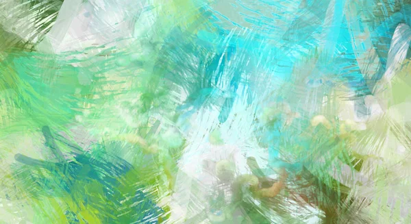 Rough Brushstrokes Abstract Background Brush Painting Color Strokes Paint Unique — Stock Photo, Image