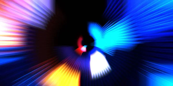 Bevegelsesmessig Tapeter Grafisk Digital Illustrasjon Glødende Neonlys Modell Utforming Glansfremstilling – stockfoto