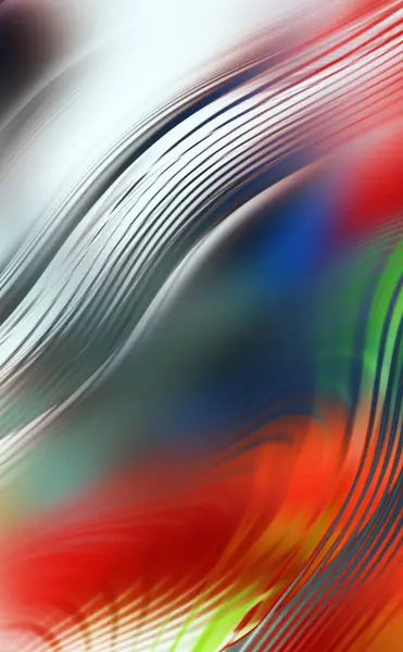 Abstrakt Levande Bakgrund Färgglada Vågiga Tapeter Grafisk Begreppsillustration Smidiga Överlappande — Stockfoto