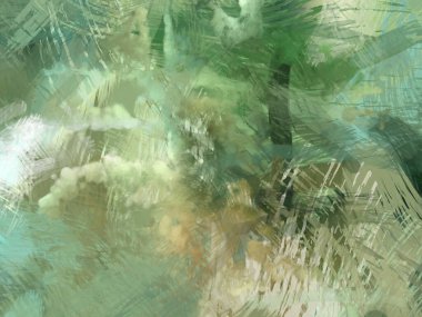 Soyut arkaplanda pürüzlü fırça darbeleri. Fırça boyası. Renkli boya darbeleri. Eşsiz duvar sanatı. Tuvaldeki modern sanat. Renkli çağdaş sanat eserleri.