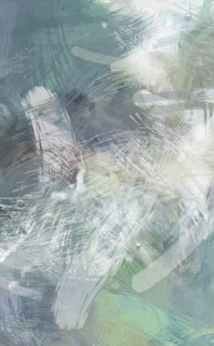 Soyut arkaplanda pürüzlü fırça darbeleri. Fırça boyası. Renkli boya darbeleri. Eşsiz duvar sanatı. Tuvaldeki modern sanat. Renkli çağdaş sanat eserleri.