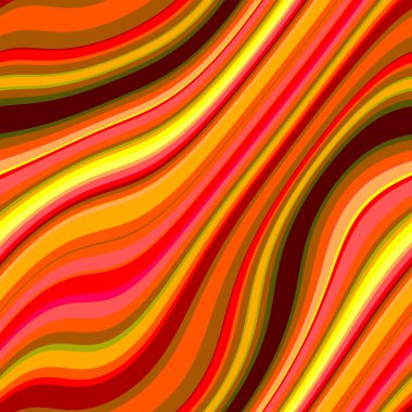 Renkli, dikişsiz şerit deseni. Soyut yüzey arkaplanı. Renkli duvar kağıtları. Retro parlak minimalist malzeme. Tekstil baskısı. Dekoratif motif.