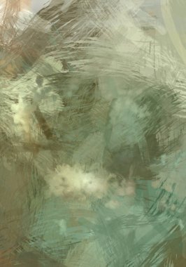 Soyut arkaplanda pürüzlü fırça darbeleri. Fırça boyası. Renkli boya darbeleri. Eşsiz duvar sanatı. Tuvaldeki modern sanat. Renkli çağdaş sanat eserleri.