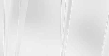 Soyut ışık fütüristik duvar kağıdı. Zarif, parlak çizgili arka plan. Geometrik katmanlı üç boyutlu beyaz arkaplan. Poster, broşür, sunum ve web sitesi için geometrik şablon tasarımı.