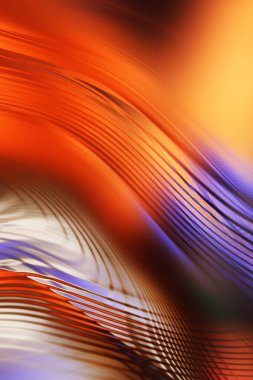 Soyut, enerjik bir arkaplan. Renkli, dalgalı duvar kâğıdı. Grafik konsept çizimi. Yumuşak dalgalı çizgiler. Girdap gibi renkli canlı şekiller..