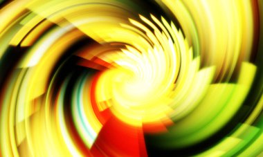 Dönen Işık gösterisi arka planı. Canlı renklerle donatılmış ruhani enerji girdabı. Renkli canlı hareket çizimi. Tanıtım geçmişi. Kutlama grafiği.