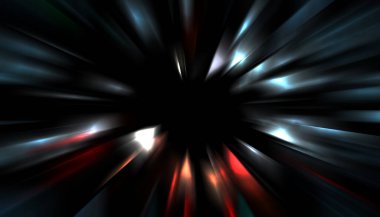 Parlayan yıldızın patlaması. Dinamik renkli arkaplan resmi. Parıldayan ışıklar duvar kağıdı. Tasarımınız için canlı şablon.