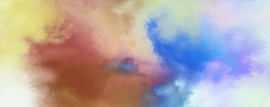 Modern fırça darbeleri. Poster, duvar sanatı, afiş, kart, kitap kapağı veya ambalaj için rahatlatıcı kompozisyonun yumuşak renkli çizimi. Pastel renklerle suluboya. 