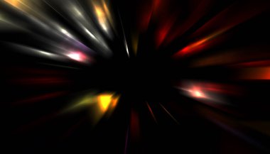 Parlayan yıldızın patlaması. Dinamik renkli arkaplan resmi. Parıldayan ışıklar duvar kağıdı. Tasarımınız için canlı şablon.