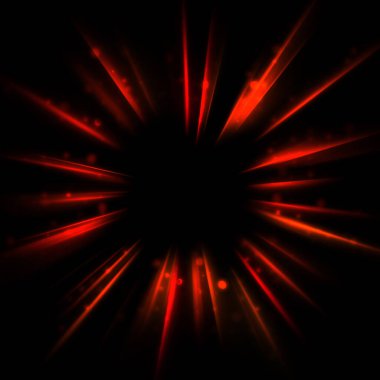 Işık huzmeleri ve parlayan parçacıkların kesiştiği güzel bir zemin. Canlı renkli ışıkların duvar kâğıdı. Parlak ışık görüntüsü.