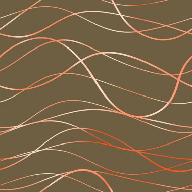 Dalgalı yansıtıcı çizgilerin kusursuz deseni. Lüks minimalist malzeme. Süs dalgasıyla dekoratif motif. Web, kartvizit, davetiye, poster, tekstil baskısı için zarif duvar kağıdı.