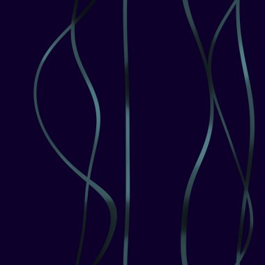 Dalgalı yansıtıcı çizgilerin kusursuz deseni. Lüks minimalist malzeme. Süs dalgasıyla dekoratif motif. Web, kartvizit, davetiye, poster, tekstil baskısı için zarif duvar kağıdı.