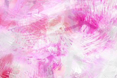 Soyut arkaplanda pürüzlü fırça darbeleri. Fırça boyası. Renkli boya darbeleri. Eşsiz duvar sanatı. Tuvaldeki modern sanat. Renkli çağdaş sanat eserleri.