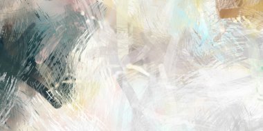 Soyut arkaplanda pürüzlü fırça darbeleri. Fırça boyası. Renkli boya darbeleri. Eşsiz duvar sanatı. Tuvaldeki modern sanat. Renkli çağdaş sanat eserleri.