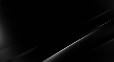 Geometrik katmanlı 3 boyutlu siyah arkaplan. Soyut koyu fütüristik duvar kağıdı. Zarif, parlak çizgili arka plan. Poster, broşür, sunum ve web sitesi için geometrik şablon tasarımı.