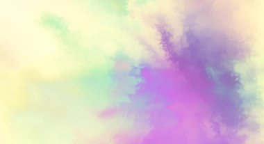 Modern fırça darbeleri. Poster, duvar sanatı, afiş, kart, kitap kapağı veya ambalaj için rahatlatıcı kompozisyonun yumuşak renkli çizimi. Pastel renklerle suluboya. 