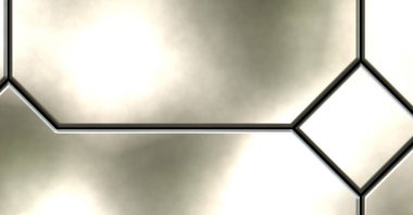 Üç boyutlu metalik doku. Uzay gemisi desenli yüzey. Aydınlık ve karanlık paneller. Fütürist soyut duvar kağıdı. Geometrik teknolojik yansıtıcı arkaplan.