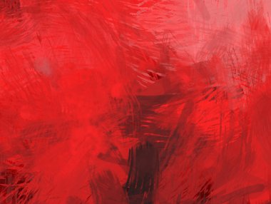 Soyut arkaplanda pürüzlü fırça darbeleri. Fırça boyası. Renkli boya darbeleri. Eşsiz duvar sanatı. Tuvaldeki modern sanat. Renkli çağdaş sanat eserleri.