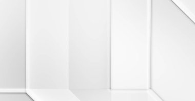 3 boyutlu geometrik arkaplan. Fütürist şablon. Minimalist zarif zemin. Son moda lüks kompozisyon. Karanlık elementleri olan birinci sınıf soyut duvar kâğıdı. Poster, broşür, sunum için tasarım.