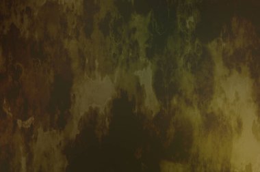 Gotik bir duvarda sıkıntılı ve kirli desenler var. Lekeli renkli hasarlı şablon. Tasarımınız için doku ve elementler. Pis duvar kâğıdı. Grunge arkaplanı.