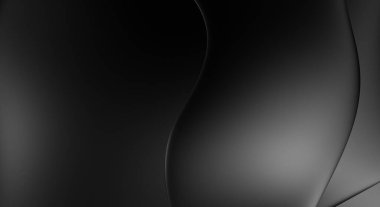 Web sitesi, poster, marka kimliği, broşür, sunum şablonu için lüks koyu bir arka plan. Dalgalı şekilli kaliteli tasarım. Dalgalanmalı soyut arkaplan. Pankart veya kapak tasarımı için dekorasyon.