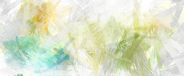 Soyut arkaplanda pürüzlü fırça darbeleri. Fırça boyası. Renkli boya darbeleri. Eşsiz duvar sanatı. Tuvaldeki modern sanat. Renkli çağdaş sanat eserleri.