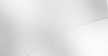 3 boyutlu illüstrasyon. Beyaz kıvrımlı yüzey. Lüks dokuma duvar kağıdı. Zarif bir zemin. Soyut fütüristik geçmiş. Minimalist geometrik kapak tasarımı. Çarpık beyaz çizgiler.