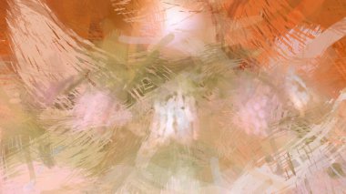 Soyut arkaplanda pürüzlü fırça darbeleri. Fırça boyası. Renkli boya darbeleri. Eşsiz duvar sanatı. Tuvaldeki modern sanat. Renkli çağdaş sanat eserleri.