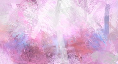 Soyut arkaplanda pürüzlü fırça darbeleri. Fırça boyası. Renkli boya darbeleri. Eşsiz duvar sanatı. Tuvaldeki modern sanat. Renkli çağdaş sanat eserleri.