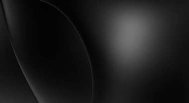 Web sitesi, poster, marka kimliği, broşür, sunum şablonu için lüks koyu bir arka plan. Dalgalı şekilli kaliteli tasarım. Dalgalanmalı soyut arkaplan. Pankart veya kapak tasarımı için dekorasyon.