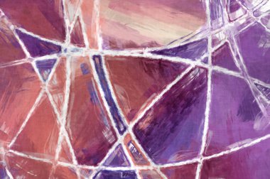 Tuval üzerinde etkileyici fırçalanmış resim. Soyut doku. 2D çizim. Geniş fırça darbeleri. Modern dijital sanat. Çağdaş fırça. Modern ifade. Popüler biçim boyanmış resim.