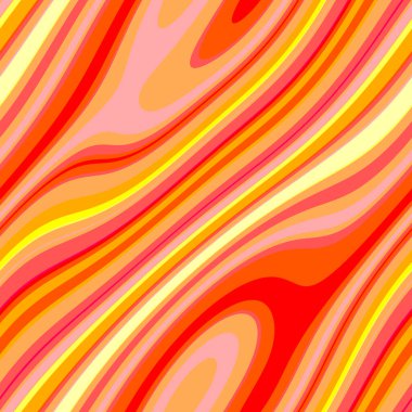 Renkli, dikişsiz şerit deseni. Soyut yüzey arkaplanı. Renkli duvar kağıtları. Retro parlak minimalist malzeme. Tekstil baskısı. Dekoratif motif.